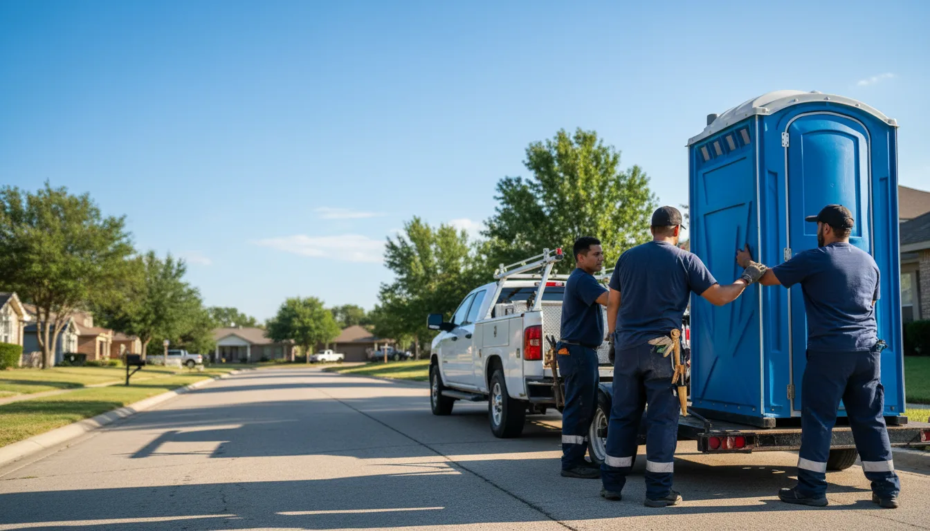 Portable Toilet Rental in Terrell, TX near me